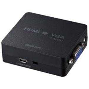 (業務用3セット) サンワサプライ HDMI信号VGA変換コンバーターVGA-CVHD1〔代引不可〕