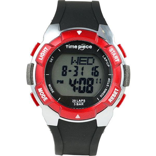 Time Piece（タイムピース） 腕時計 ランニングウォッチ 20LAP デジタル レッド TPW-004RD〔代引不可〕
