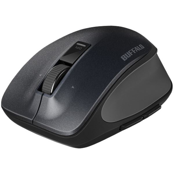 【商品名】 バッファロー 無線 Blue LED プレミアムフィットマウス Mサイズ ブラック BSMBW500MBK [ BSMBW500MBK ]