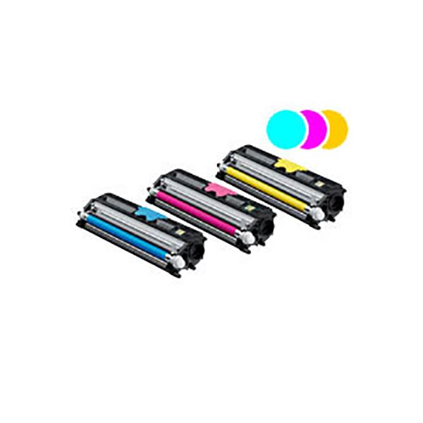 (業務用3セット)〔純正品〕 KONICAMINOLTA コニカミノルタ トナーカートリッジ 〔TVP1600YMC カラートナー〕 バリューパック〔代引不可〕