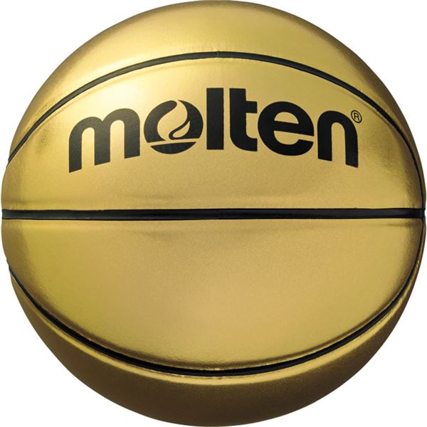 〔モルテン Molten〕 記念ボール バスケットボール 〔7号球〕 ゴールド 人工皮革 B7C9500 〔運動 スポーツ用品 イベント 大会〕〔代引不