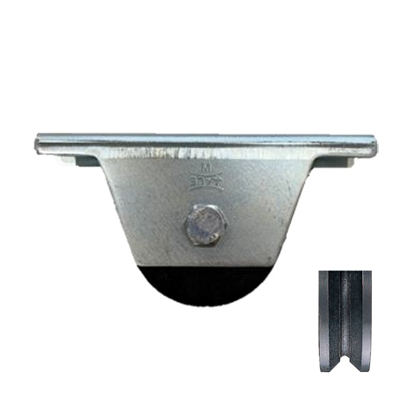 【商品名】 鉄重量戸車 V型 枠付 75mm JHM-0755 [2個入]【0820-01003】 【ジャンル・特徴】 とぐるま トグルマ しゃりん 引き戸 引戸 ひきど レール れーる 金物 かなも
