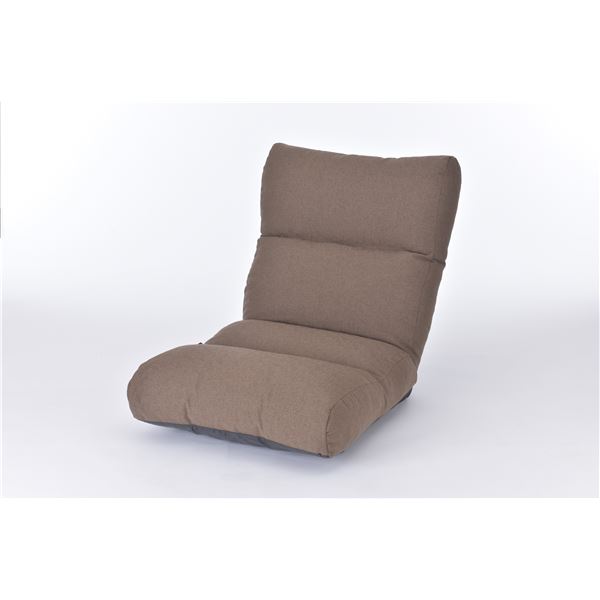 ふかふか座椅子 リクライニング ソファー 〔モカブラウン〕 日本製 『KABUL-LT』〔代引不可〕