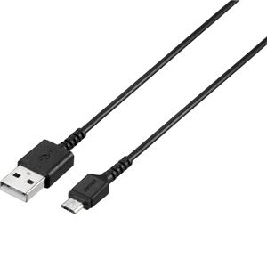 バッファロー（サプライ） USB2.0ケーブル（Type-A to microB） スリム 2.0m ブラック BSMPCMB120BK〔代引不可〕