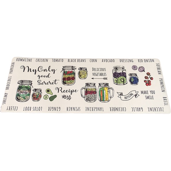 【商品名】 キッチンマット キッチン マット 台所 拭ける 塩化ビニール グラス 45×120cm 九装 【ジャンル・特徴】 キッチンマット キッチン マット 台所 室内 リビング PVC ふかふか 