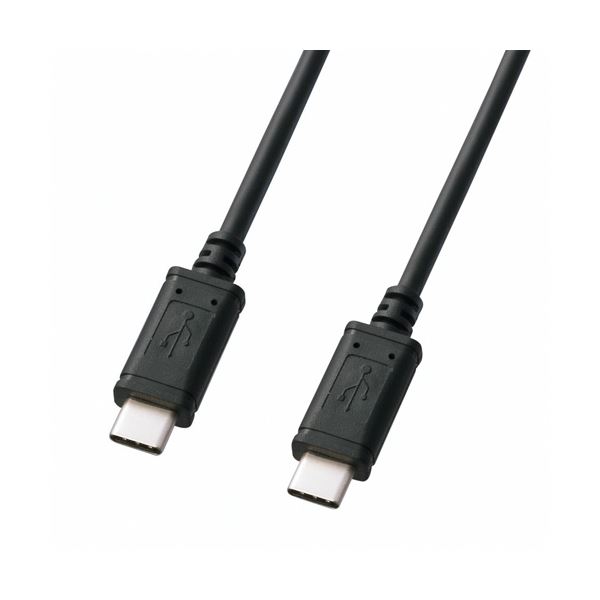 （まとめ） サンワサプライ USB2.0TypeCケーブル KU-CC05 〔×3セット〕〔代引不可〕