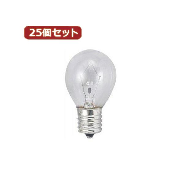 【商品名】 YAZAWA 25個セット クリプトンミニランプ25W形クリア KS351722CX25 【ジャンル・特徴】 クリプトンガスを封入した高効率・長寿命の電球です。 [ KS351722CX2