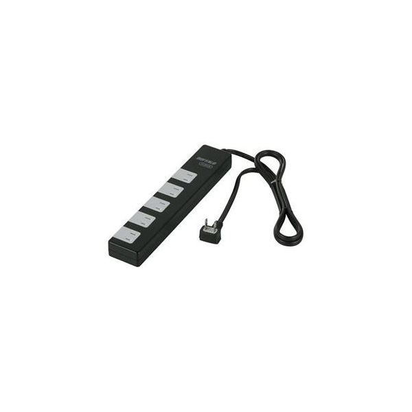 【商品名】 （まとめ） BUFFALO バッファロー 電源タップ 雷サージ防止／集中スイッチ付（10個口・1.5m） ブラック BSTAPSD21015BK 【×2セット】 【ジャンル・特徴】 BUF