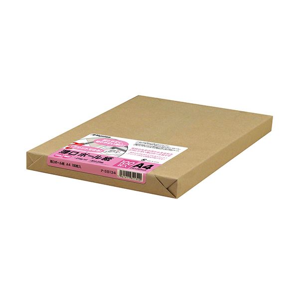 【商品名】 （まとめ） 長門屋商店 薄口ボール紙 A4ナ-SB134 1パック（100枚） 【×3セット】 【ジャンル・特徴】 工作しやすい薄口ボール紙。プリンタ対応。 [ ナ-SB134 ]