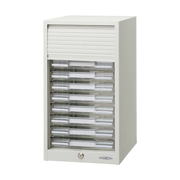 【商品名】 ライオン事務器シャッター扉付レターケース A4タテ 10段 ライトグレー No.1310PT 1台 【ジャンル・特徴】 シャッター扉付きのレターケース。 [ NO.1310PT ]