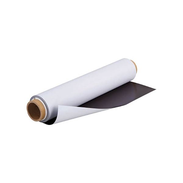 【商品名】 TRUSCO カラーマグネットロール0.4×620mm×10m TCMR-04-60-10W 1巻 【ジャンル・特徴】 薄くて軽量なのでカットなどの加工がしやすく、持ち運びも楽です。 [ 