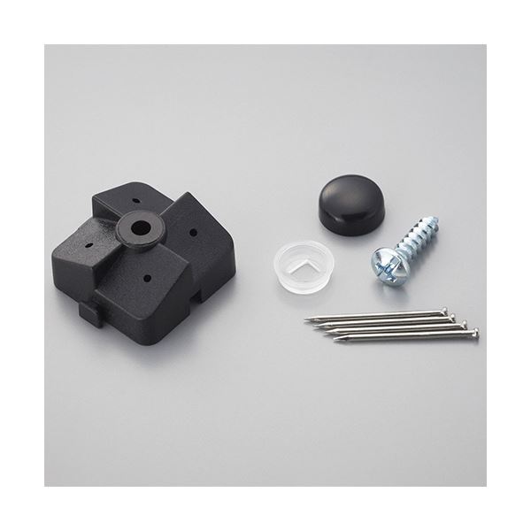 【商品名】 （まとめ） 光 パンチングボードパーツ 石膏ボード用止め具セット 黒 （4組入／パック） PBST-1 1セット（5パック） 【×5セット】 【ジャンル・特徴】 パンチングボード取付金具 
