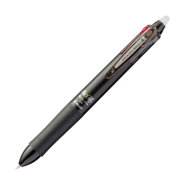 【商品名】 （まとめ） パイロット 多色ゲルインキボールペンフリクションボール4 0.5mm （軸色：ブラック） LKFB-80EF-B 1本 【×5セット】 【ジャンル・特徴】 色分けに便利。4色タ
