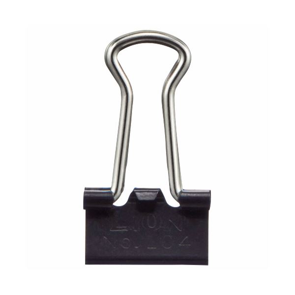 【商品名】 （まとめ） ライオン事務器 バインダークリップ 粒口幅10mm No.104 1箱（10個） 【×30セット】 【ジャンル・特徴】 ハンドルがおり返すことができるので、かさばらないクリップ