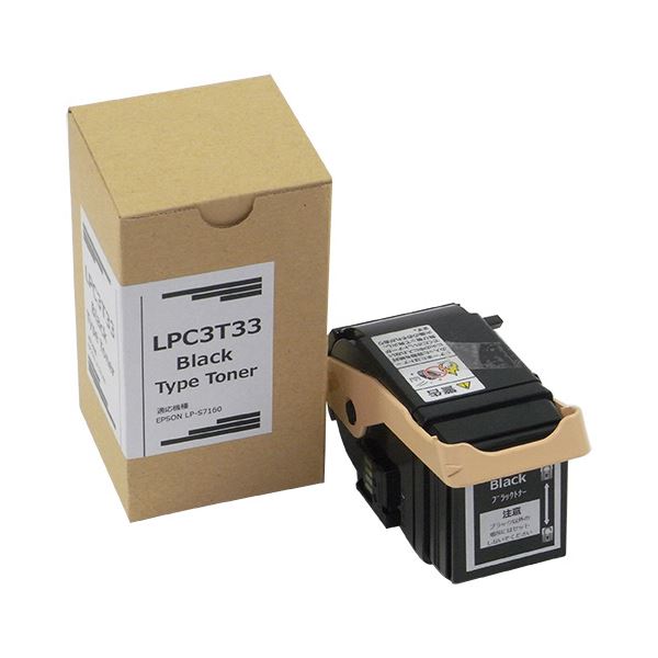【商品名】 トナーカートリッジ LPC3T33K汎用品 ブラック 1個 【ジャンル・特徴】 汎用トナー [ LPC3T33Kハンヨウヒン ]