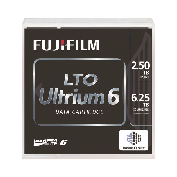 富士フイルム LTO Ultrium6データカートリッジ バーコードラベル(縦型)付 2.5TB LTO FB UL-6 OREDPX5T1箱(5巻)〔代引不可〕