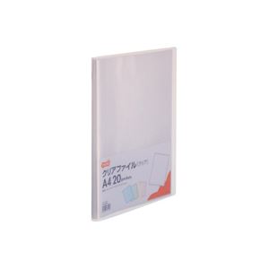 【商品名】 （まとめ）TANOSEE クリアファイル A4タテ20ポケット 背幅14mm クリア 1セット(10冊) 【×5セット】 【ジャンル・特徴】 【固定式】お買い得のクリアファイル [ TCF