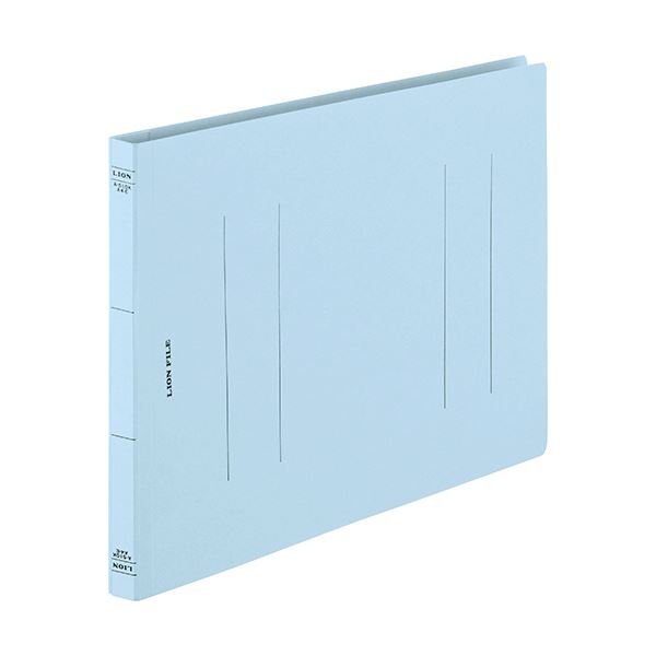 【商品名】 （まとめ）ライオン事務器 フラットファイル(環境)樹脂押え具 A4ヨコ 150枚収容 背幅18mm ライトブルー A-510KA4E 1冊 【×50セット】 【ジャンル・特徴】 オフィスの
