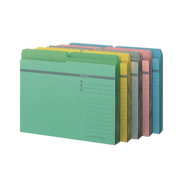 【商品名】 （まとめ）ライオン事務器 ハーフカットフォルダーA4判 灰 No.42-20P 1パック(20冊) 【×3セット】 【ジャンル・特徴】 A4・2山のカットフォルダー [ NO.42-20P