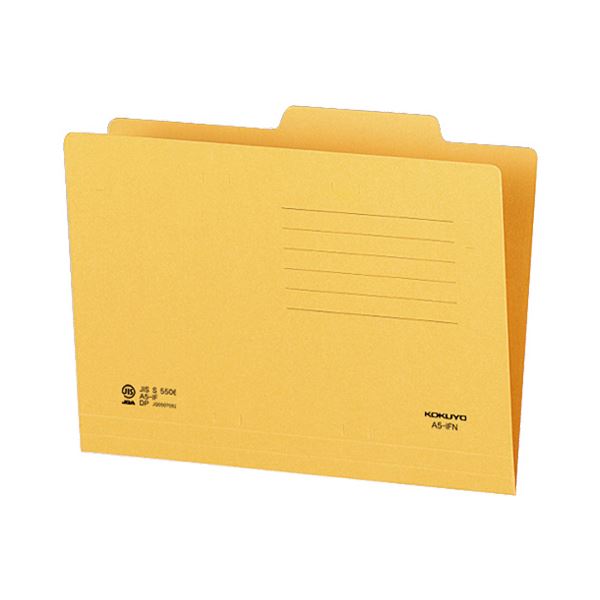 【商品名】 （まとめ）コクヨ 個別フォルダー A5A5-IFN 1セット(50冊) 【×3セット】 【ジャンル・特徴】 見出し山が1つのタイプ。 [ A5-IFN ]