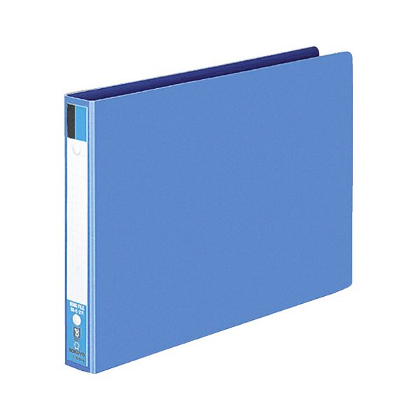 （まとめ）コクヨ リングファイル 色厚板紙表紙B5ヨコ 2穴 170枚収容 背幅30mm 青 フ-426B 1セット(10冊) 〔×2セット〕〔代引不可〕