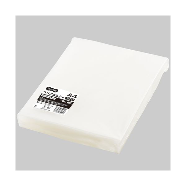 【商品名】 TANOSEE クリアホルダーエコノミータイプ A4 厚さ0.15mm 1セット(600枚:100枚×6パック) 【ジャンル・特徴】 大量使用や一時保管におすすめのエコノミータイプ。 [ 
