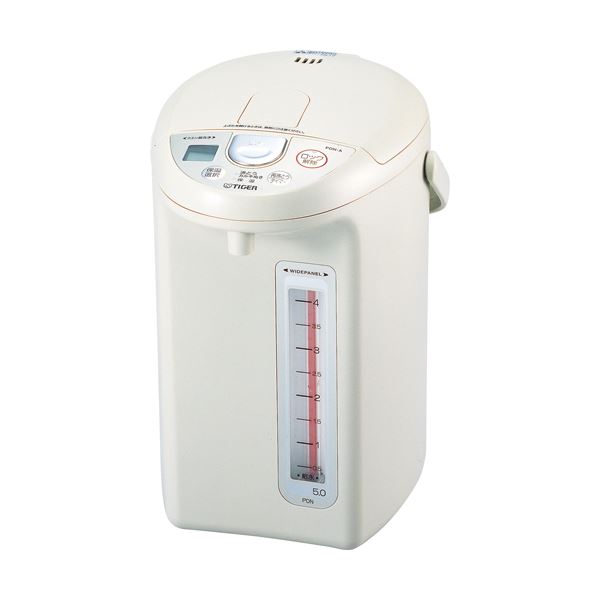 【商品名】 タイガー魔法瓶 マイコン電動ポット5.0L アーバンベージュ PDN-A500CU 1台 【ジャンル・特徴】 大きなボタンでラクラク給湯。 [ PDN-A500CU ]