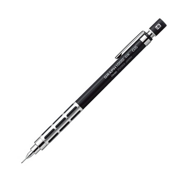 【商品名】 （まとめ）ぺんてる グラフ1000CS 0.5mm(軸色:ブラック) PG1005CS-A 1本【×5セット】 【ジャンル・特徴】 プロが薦める一本。低重心設計により安定した筆記を実現。 