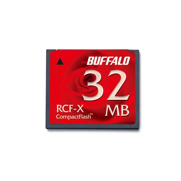 （まとめ）バッファロー コンパクトフラッシュ32MB RCF-X32MY 1枚〔×3セット〕〔代引不可〕