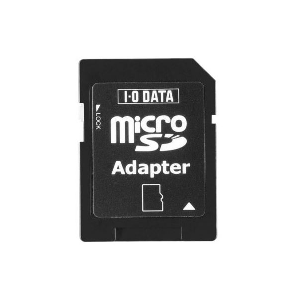 （まとめ）アイオーデータ SD変換カードアダプタ―microSD用 SDMC-ADP 1個〔×10セット〕〔代引不可〕