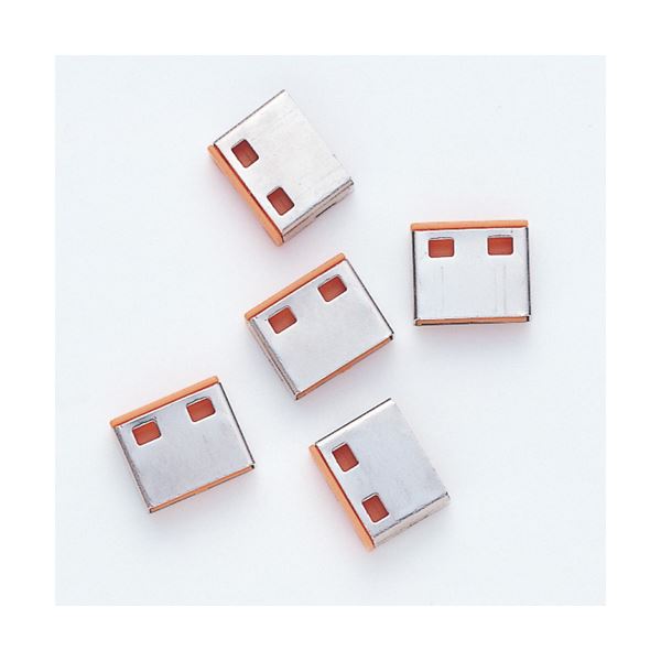 【商品名】 （まとめ）サンワサプライSL-46-D用取付け部品 オレンジ SL-46DOP 1パック(5個)【×3セット】 【ジャンル・特徴】 SL-46-D専用オプションです。 [ SL-46DOP