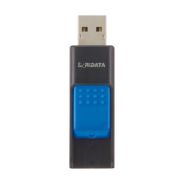 【商品名】 （まとめ）Ri DATA ラベル付USBメモリー32GB ブラック/ブルー RDA-ID50U032GBK/BL 1個【×3セット】 【ジャンル・特徴】 インデックスラベル付きで管理も楽々
