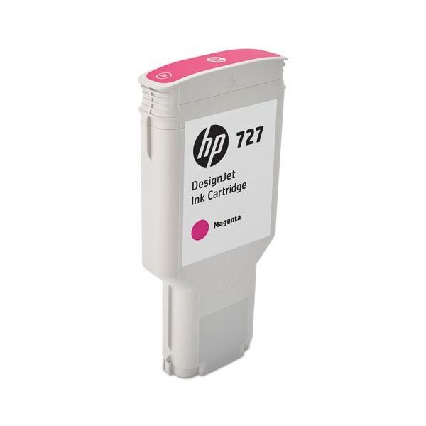 【商品名】 HP HP727 インクカートリッジマゼンタ 300ml F9J77A 1個 【ジャンル・特徴】 メーカー純正インクカートリッジ [ F9J77A ]