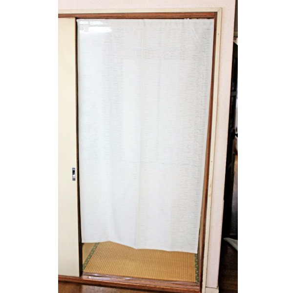 【商品名】 間仕切り カーテン 85×150cm アイボリー 日本製 防炎加工 取り付け簡単 突っ張り棒 のれん 暖簾 リビング ダイニング キッチン 【ジャンル・特徴】 間仕切り のれん 暖簾 ノレ
