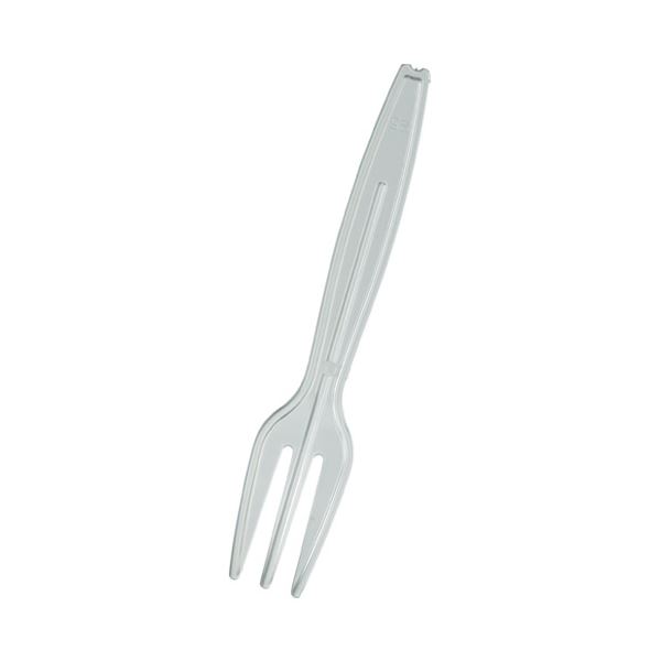 【商品名】 （まとめ） サンナップ 袋入りミニフォーク90mmクリア 100本入【×30セット】 [ MF100P-CL ]