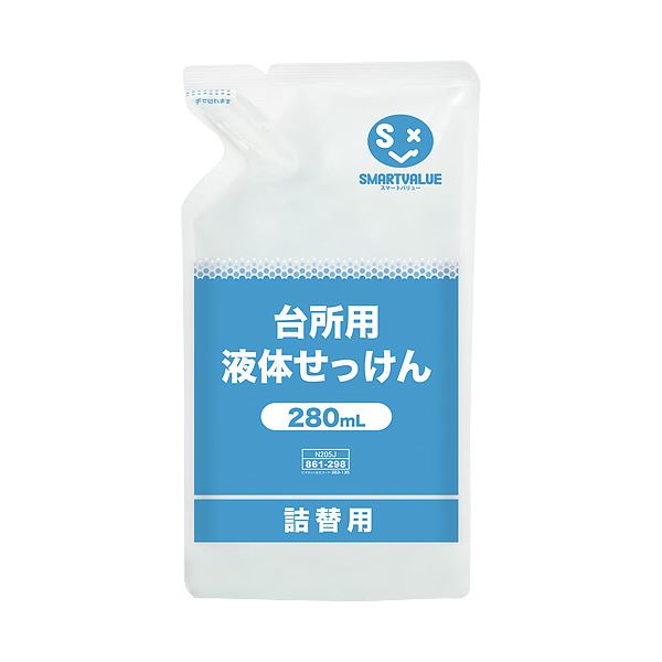 【商品名】 （まとめ） スマートバリュー 台所用液体せっけん 280m L N205J【×30セット】 [ N205J ]