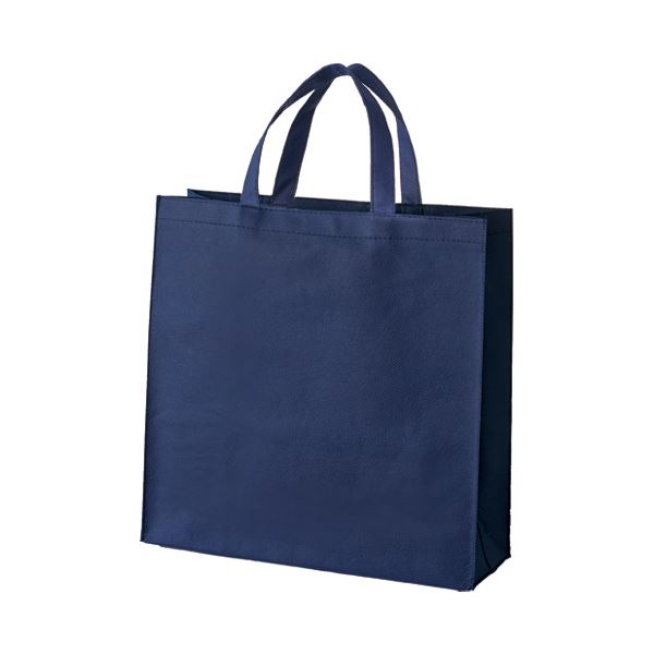 （まとめ） スマートバリュー 不織布手提げバッグ小10枚ブルー B450J-BL〔×10セット〕〔代引不可〕