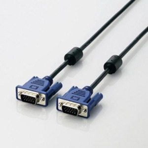 【商品名】 5個セット エレコム Ro HS準拠 D-Sub15ピン（ミニ）ケーブル CAC-15BK/RSX5 [ CAC-15BK/RSX5 ]