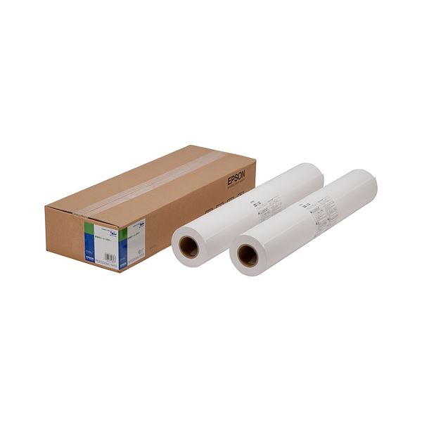 【商品名】 (まとめ）エプソン EPSON 普通紙(厚手) B0ロール 1030mm×50m EPPP90B0 1箱(2本)【×3セット】 【ジャンル・特徴】 大判プリンター専用紙 インクジェットプリ