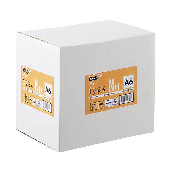 【商品名】 (まとめ) TANOSEE αエコペーパータイプNH A6 1箱(4000枚:500枚×8冊) 【×5セット】 【ジャンル・特徴】 ナチュラル色タイプで目にやさしい自然な白さ、国産のPPC