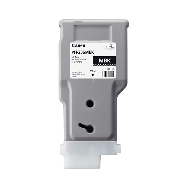 【商品名】 (まとめ) キヤノン Canon インクタンク PFI-206 顔料マットブラック 300ml 5302B001 1個 【×5セット】 【ジャンル・特徴】 インクカートリッジ 純正インクカ