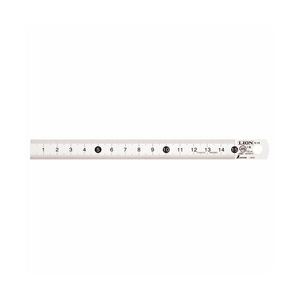 【商品名】 (まとめ) ライオン事務器 ステンレス直線定規15cm S-15 1セット(10本) 【×5セット】 【ジャンル・特徴】 用紙サイズ目盛り付のステンレス定規。 [ S-15 ]