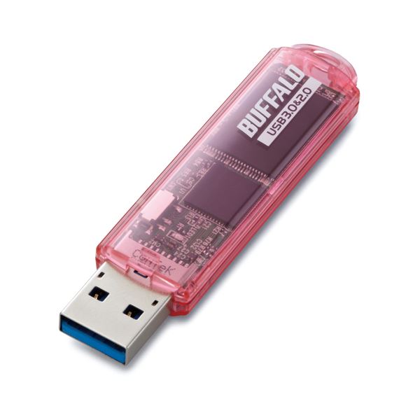 【商品名】 (まとめ) バッファロー USB3.0対応USBメモリー スタンダードモデル 16GB ピンク RUF3-C16GA-PK 1個 【×5セット】 【ジャンル・特徴】 USB3.0で高速転送