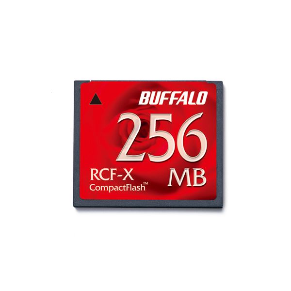 (まとめ) バッファロー コンパクトフラッシュ 256MB RCF-X256MY 1枚 〔×5セット〕〔代引不可〕