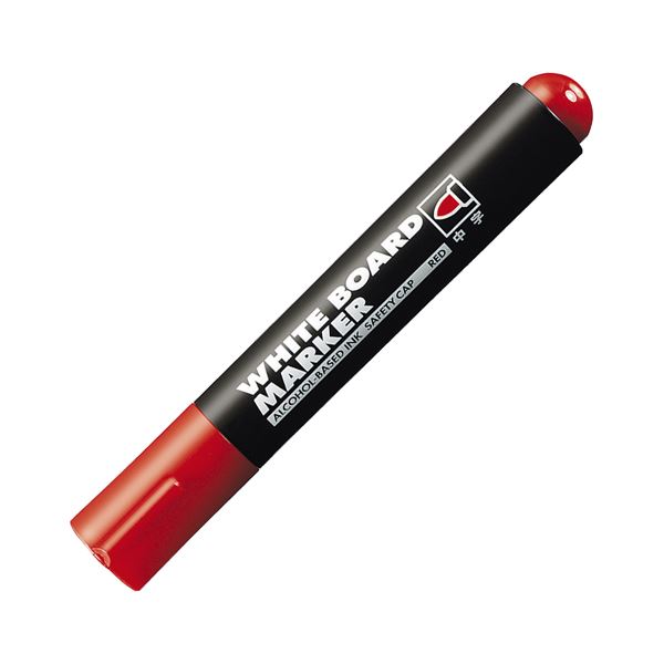 【商品名】 (まとめ) コクヨ ホワイトボード用マーカーペン 中字 赤 業務用パック PM-B102NR 1箱(10本) 【×10セット】 【ジャンル・特徴】 筆記具 ホワイトボードマーカー 中綿タイ