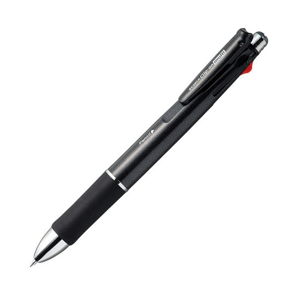 【商品名】 (まとめ) ゼブラ 多機能ペン クリップ-オンマルチ 1000 （軸色 黒） B4SA2-BK 1本 【×10セット】 【ジャンル・特徴】 1本で黒+青+赤+緑+シャープ0.5の多機能ペン