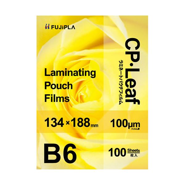 【商品名】 (まとめ) ヒサゴ フジプラ ラミネートフィルムB6 100μ CP1013418Y 1パック(100枚) 【×10セット】 【ジャンル・特徴】 大切な写真や書類などを、キズ、汚れ、水ぬれ
