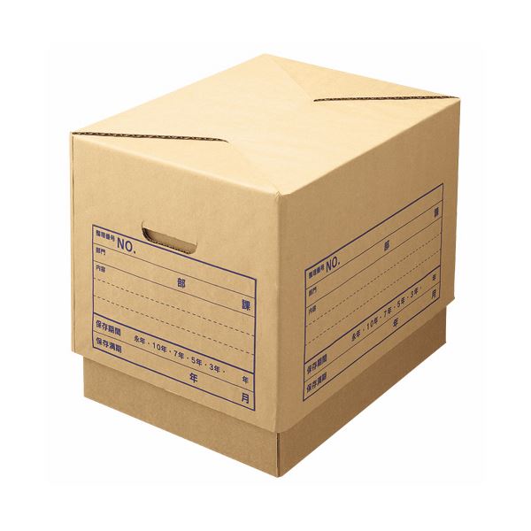 【商品名】 (まとめ) ライオン事務器 文書保存箱 強化タイプ A4用 内寸W420×D325×H295mm SC-31 1個 【×10セット】 【ジャンル・特徴】 机上整理／収納用品 書類保存用品 
