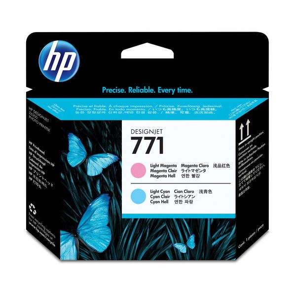 【商品名】 (まとめ) HP771 プリントヘッド ライトマゼンタ／ライトシアン CE019A 1個 【×10セット】 【ジャンル・特徴】 インクカートリッジ プリントヘッド [ CE019A ]