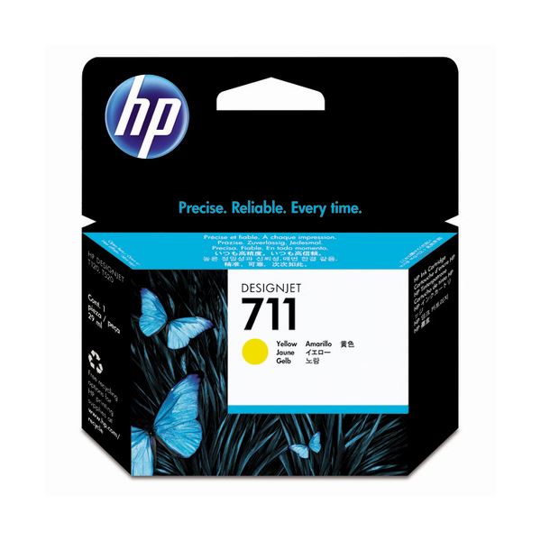 【商品名】 (まとめ) HP711 インクカートリッジ イエロー 29ml 染料系 CZ132A 1個 【×10セット】 【ジャンル・特徴】 インクカートリッジ 純正インクカートリッジ・リボンカセット